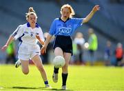 17 September 2019; Leah Clarke of Dublin in action against Emma O'Brien of Connacht during the M.Donnelly GAA Football for ALL Interprovincial Finals at Croke Park in Dublin. Photo by Sam Barnes/Sportsfile