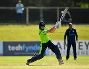 17 September 2019; Gareth Delany of Ireland plays a shot during the T20 International Tri Series match between Ireland and Scotland at Malahide Cricket Club in Dublin. Photo by Seb Daly/Sportsfile