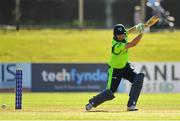 17 September 2019; Andrew Balbirnie of Ireland plays a shot during the T20 International Tri Series match between Ireland and Scotland at Malahide Cricket Club in Dublin. Photo by Seb Daly/Sportsfile