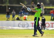 17 September 2019; Gareth Delany of Ireland plays a shot during the T20 International Tri Series match between Ireland and Scotland at Malahide Cricket Club in Dublin. Photo by Seb Daly/Sportsfile