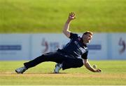 17 September 2019; Richie Berrington of Scotland fields the ball during the T20 International Tri Series match between Ireland and Scotland at Malahide Cricket Club in Dublin. Photo by Seb Daly/Sportsfile