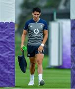 18 September 2019; Joey Carbery arrives for Ireland Rugby squad training at the Ichihara Suporeku Park in Ichihara, Japan. Photo by Brendan Moran/Sportsfile