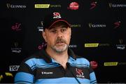 18 September 2019; Ulster head coach Dan McFarland in attendance during the Guinness PRO14 launch at Aviva Stadium in Dublin. Photo by Harry Murphy/Sportsfile