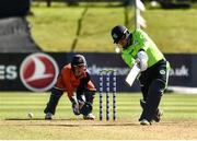 18 September 2019; Gary Wilson of Ireland batting during the T20 International Tri Series match between Ireland and Netherlands at Malahide Cricket Club in Dublin. Photo by Oliver McVeigh/Sportsfile