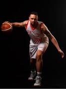 18 September 2019; Jason Killeen of Griffith College Templeogue pictured at the 2019/2020 Basketball Ireland Season Launch and Hula Hoops National Cup draw at the National Basketball Arena in Tallaght, Dublin. Photo by David Fitzgerald/Sportsfile