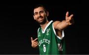 18 September 2019; Carlos Hortelano of Limerick Celtics pictured at the 2019/2020 Basketball Ireland Season Launch and Hula Hoops National Cup draw at the National Basketball Arena in Tallaght, Dublin. Photo by David Fitzgerald/Sportsfile