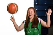 18 September 2019; Darby Maggard of Liffey Celtics pictured at the 2019/2020 Basketball Ireland Season Launch and Hula Hoops National Cup draw at the National Basketball Arena in Tallaght, Dublin. Photo by Sam Barnes/Sportsfile