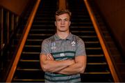 19 September 2019; Josh van der Flier poses for a portrait following an Ireland Rugby press conference at the Yokohama Bay Sheraton Hotel and Towers, Yokohama, Japan. Photo by Ramsey Cardy/Sportsfile