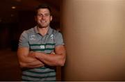 19 September 2019; CJ Stander poses for a portrait following an Ireland Rugby press conference at the Yokohama Bay Sheraton Hotel and Towers, Yokohama, Japan. Photo by Ramsey Cardy/Sportsfile
