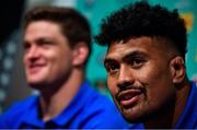 19 September 2019; Ardie Savea during a New Zealand All Blacks press conference at the Conrad Hotel Tokyo in Minato, Japan.  Photo by Brendan Moran/Sportsfile