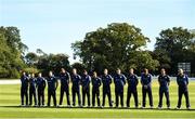 19 September 2019; Scotland player prior to the T20 International Tri Series match between Scotland and Netherlands at Malahide Cricket Club in Dublin. Photo by Harry Murphy/Sportsfile