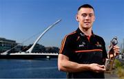 19 September 2019; PwC GAA/GPA Player of the Month for August, footballer Con O’Callaghan of Dublin, pictured, and September Player of the Month, footballer Sean O’Shea of Kerry, were at PwC offices in Dublin today to pick up their respective awards. The players were joined by PwC Managing Partner, Feargal O’Rourke, Uachtarán Chumann Lúthcleas, John Horan, and GPA Chief Executive, Paul Flynn.   Photo by Sam Barnes/Sportsfile