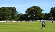 19 September 2019; A general view as Calum MacLeod of Scotland fields during the T20 International Tri Series match between Scotland and Netherlands at Malahide Cricket Club in Dublin. Photo by Harry Murphy/Sportsfile