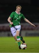 28 October 2016; Orla Casey of Republic of Ireland in action during the UEFA European Women's U17 Championship Qualifier match between Republic of Ireland and Belarus at Turner's Cross in Cork. Photo by Eóin Noonan/Sportsfile