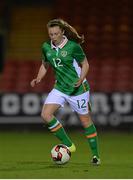 28 October 2016; Doireann Fahey of Republic of Ireland in action during the UEFA European Women's U17 Championship Qualifier match between Republic of Ireland and Belarus at Turner's Cross in Cork. Photo by Eóin Noonan/Sportsfile