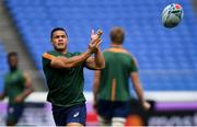 20 September 2019; Cheslin Kolbe during the South Africa captain's run ahead of their opening Pool B game against New Zealand at the International Stadium in Yokohama, Japan. Photo by Ramsey Cardy/Sportsfile