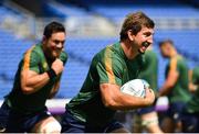 20 September 2019; Kwagga Smith during the South Africa captain's run ahead of their opening Pool B game against New Zealand at the International Stadium in Yokohama, Japan. Photo by Ramsey Cardy/Sportsfile
