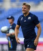 20 September 2019; Chris Harris during the Scotland captain's run ahead of their opening Pool A game against Ireland at the International Stadium in Yokohama, Japan.  Photo by Ramsey Cardy/Sportsfile