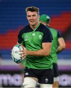 20 September 2019; Peter O’Mahony during the Ireland captain's run ahead of their opening Pool A game against Scotland at the International Stadium in Yokohama, Japan. Photo by Ramsey Cardy/Sportsfile