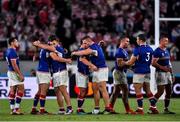 20 September 2019; Russia players react following the 2019 Rugby World Cup Pool A match between Japan and Russia at the Tokyo Stadium in Chofu, Japan. Photo by Brendan Moran/Sportsfile