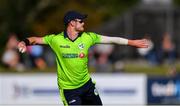 20 September 2019; Mark Adair of Ireland during the T20 International Tri Series match between Ireland and Scotland at Malahide Cricket Club in Dublin. Photo by Piaras Ó Mídheach/Sportsfile