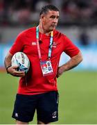 20 September 2019; Russia forwards coach Mark McDermott during the 2019 Rugby World Cup Pool A match between Japan and Russia at the Tokyo Stadium in Chofu, Japan. Photo by Brendan Moran/Sportsfile