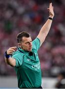 20 September 2019; Referee Nigel Owens during the 2019 Rugby World Cup Pool A match between Japan and Russia at the Tokyo Stadium in Chofu, Japan. Photo by Brendan Moran/Sportsfile