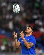 21 September 2019; Dane Coles of New Zealand ahead of the 2019 Rugby World Cup Pool B match between New Zealand and South Africa at the International Stadium in Yokohama, Japan. Photo by Ramsey Cardy/Sportsfile