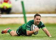 21 September 2019; Caolin Blade of Connacht goes over to score his side's third try during the Pre-Season Friendly match between Connacht and Munster at The Galway Sportsground in Galway. Photo by Harry Murphy/Sportsfile