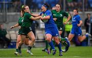 21 September 2019; Lindsay Peat of Leinster is tackled by Meabh Deely of Connacht during the Women's Interprovincial Championship Final match between Leinster and Connacht at Energia Park in Donnybrook, Dublin. Photo by Eóin Noonan/Sportsfile