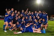 21 September 2019; Leinster players celebrate following the Women's Interprovincial Championship Final match between Leinster and Connacht at Energia Park in Donnybrook, Dublin. Photo by Eóin Noonan/Sportsfile