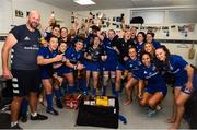 21 September 2019; Leinster players celebrate following the Women's Interprovincial Championship Final match between Leinster and Connacht at Energia Park in Donnybrook, Dublin. Photo by Eóin Noonan/Sportsfile