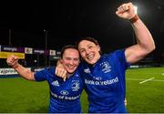 21 September 2019; Leinster vice captains Michelle Claffey, left, and Lindsay Peat following the Women's Interprovincial Championship Final match between Leinster and Connacht at Energia Park in Donnybrook, Dublin. Photo by Eóin Noonan/Sportsfile