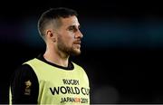 21 September 2019; TJ Perenara of New Zealand during the 2019 Rugby World Cup Pool B match between New Zealand and South Africa at the International Stadium in Yokohama, Japan. Photo by Ramsey Cardy/Sportsfile