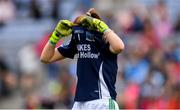 15 September 2019; Fermanagh goalkeeper Shauna Murphy dejected after the TG4 All-Ireland Ladies Football Junior Championship Final match between Fermanagh and Louth at Croke Park in Dublin. Photo by Piaras Ó Mídheach/Sportsfile