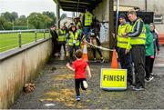 22 September 2019; Parkrun Ireland in partnership with Vhi, expanded their range of junior events to 22 with the introduction of the Crosserlough Junior parkrun on Sunday morning. Junior parkruns are 2km long and cater for 4 to 14-year olds, free of charge providing a fun and safe environment for children to enjoy exercise. To register for a parkrun near you visit www.parkrun.ie. Action during the Crosserlough junior parkrun in partnership with Vhi at Crosserlough GAA Club in Kilnaleck, Co. Cavan. Photo by Philip Fitzpatrick/Sportsfile
