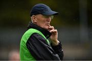 22 September 2019; Roslea Shamrocks Manager Peter McGinnity during the Fermanagh County Senior Club Football Championship Final match between Derrygonnelly Harps and Roslea Shamrocks at Brewster Park in Enniskillen, Fermanagh. Photo by Oliver McVeigh/Sportsfile