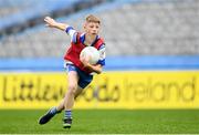 24 September 2019; Jack Maher, aged 12, of Cúchulainn, Co. Cavan, during the Littlewoods Ireland Ulster GAA Go Games Provincial Days’ in Croke Park in Dublin. This year over 6,000 boys and girls aged between six and twelve represented their clubs in a series of mini blitzes and – just like their heroes – got to play in Croke Park.  Photo by Harry Murphy/Sportsfile