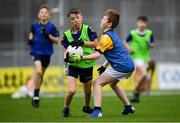 24 September 2019; Cavan footballers during the Littlewoods Ireland Ulster GAA Go Games Provincial Days’ in Croke Park in Dublin. This year over 6,000 boys and girls aged between six and twelve represented their clubs in a series of mini blitzes and – just like their heroes – got to play in Croke Park.  Photo by Harry Murphy/Sportsfile