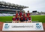 24 September 2019; A Cavan team during the Littlewoods Ireland Ulster GAA Go Games Provincial Days’ in Croke Park in Dublin. This year over 6,000 boys and girls aged between six and twelve represented their clubs in a series of mini blitzes and – just like their heroes – got to play in Croke Park.  Photo by Harry Murphy/Sportsfile