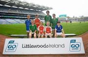 24 September 2019; An Armagh team during the Littlewoods Ireland Ulster GAA Go Games Provincial Days’ in Croke Park in Dublin. This year over 6,000 boys and girls aged between six and twelve represented their clubs in a series of mini blitzes and – just like their heroes – got to play in Croke Park.  Photo by Harry Murphy/Sportsfile