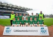 24 September 2019; St Mary's Aghagallon players from Co. Antrim during the Littlewoods Ireland Ulster GAA Go Games Provincial Days’ in Croke Park in Dublin. This year over 6,000 boys and girls aged between six and twelve represented their clubs in a series of mini blitzes and – just like their heroes – got to play in Croke Park.  Photo by Harry Murphy/Sportsfile