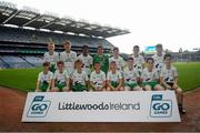 24 September 2019; St Comgalls during the Littlewoods Ireland Ulster GAA Go Games Provincial Days’ in Croke Park in Dublin. This year over 6,000 boys and girls aged between six and twelve represented their clubs in a series of mini blitzes and – just like their heroes – got to play in Croke Park.  Photo by Harry Murphy/Sportsfile