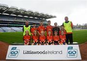 24 September 2019; St Joseph's during the Littlewoods Ireland Ulster GAA Go Games Provincial Days’ in Croke Park in Dublin. This year over 6,000 boys and girls aged between six and twelve represented their clubs in a series of mini blitzes and – just like their heroes – got to play in Croke Park.  Photo by Harry Murphy/Sportsfile