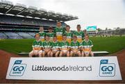 24 September 2019; Michael Davitts, Co. Antrim, players during the Littlewoods Ireland Ulster GAA Go Games Provincial Days’ in Croke Park in Dublin. This year over 6,000 boys and girls aged between six and twelve represented their clubs in a series of mini blitzes and – just like their heroes – got to play in Croke Park.  Photo by Harry Murphy/Sportsfile