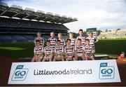 24 September 2019; Slaughtneil players, Co. Derry, during the Littlewoods Ireland Ulster GAA Go Games Provincial Days’ in Croke Park in Dublin. This year over 6,000 boys and girls aged between six and twelve represented their clubs in a series of mini blitzes and – just like their heroes – got to play in Croke Park.  Photo by Harry Murphy/Sportsfile