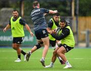 23 september 2019; Cian Kelleher, right, and Rory O'Loughlin during Leinster Rugby squad training at Energia Park in Donnybrook, Dublin. Photo by Seb Daly/Sportsfile
