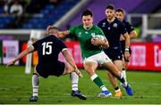 22 September 2019; Jacob Stockdale of Ireland during the 2019 Rugby World Cup Pool A match between Ireland and Scotland at the International Stadium in Yokohama, Japan. Photo by Brendan Moran/Sportsfile