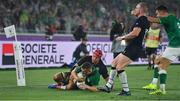 22 September 2019; Andrew Conway of Ireland scores his side's fourth try during the 2019 Rugby World Cup Pool A match between Ireland and Scotland at the International Stadium in Yokohama, Japan. Photo by Brendan Moran/Sportsfile
