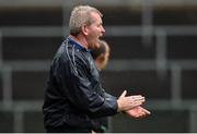 22 September 2019; Derrygonnelly Harps Manager Sean Flanagan during the Fermanagh County Senior Club Football Championship Final match between Derrygonnelly Harps and Roslea Shamrocks at Brewster Park in Enniskillen, Fermanagh. Photo by Oliver McVeigh/Sportsfile
